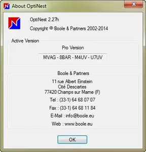 OptiNest Pro 2.27h
