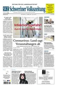 Schweriner Volkszeitung Zeitung für die Landeshauptstadt - 11. März 2020