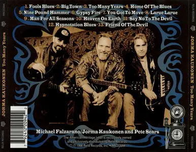 Jorma Kaukonen - Too Many Years (1998)