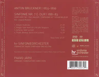 Anton Bruckner - Frankfurt Radio Symphony Orchestra / Paavo Järvi - 7th Symphony (2009) {Hybrid-SACD // ISO & FLAC}