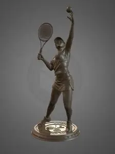 Girl player in Tennis