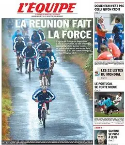 L'équipe Cahier Foot du 02 Juin 2010