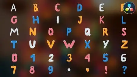 Characters Alphabet | DaVinci Resolve 51474354
