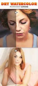 GraphicRiver - Dry Watercolor Photoshop Action