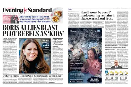 London Evening Standard – January 19, 2022