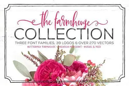 CreativeMarket - The Farmhouse Collection Bundle 2418201