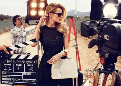 Edita Vilkeviciute by Alexi Lubomirski for Louis Vuitton Travel Fall 2012