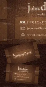 Wood Business Card - GraphicRiver