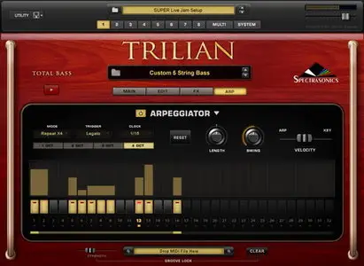 Spectrasonics Trilian VSTi AU RTAS PC MAC DVD1-5 