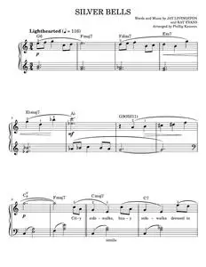 Silver Bells [Jazz version] (arr. Phillip Keveren) - Jay Livingston (Easy Piano)