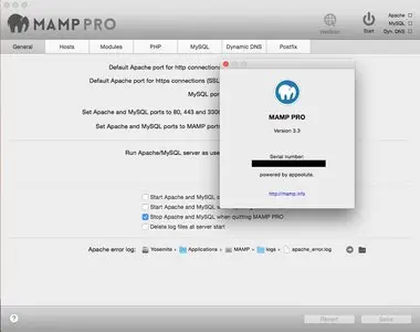 MAMP & MAMP PRO 3.3 Multilingual Mac OS X