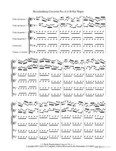 Brandenburg Concerto No. 6 in B-flat Major