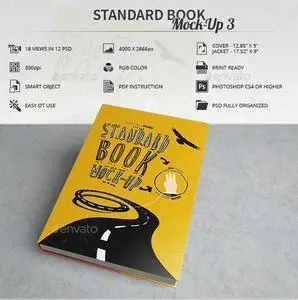 GraphicRiver - Standard Book Mock-Up 3