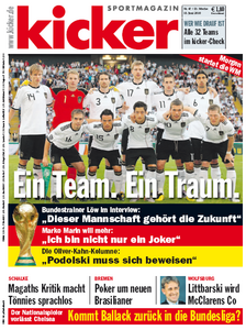 Kicker Magazin No 47 vom 10 Juni 2010