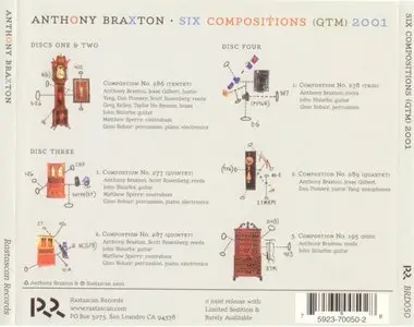 Anthony Braxton - Six Compositions (GTM) 2001