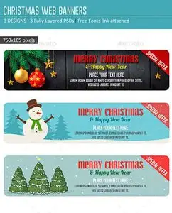 GraphicRiver Christmas Web Banners