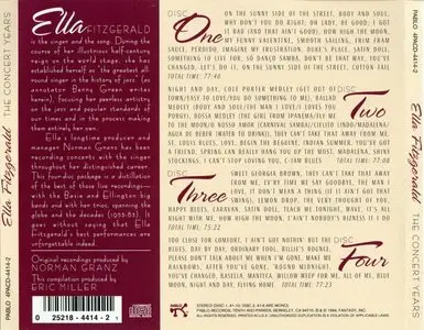 Ella Fitzgerald - The Concert Years (1953-83) [4 CD Box Set] - 1994