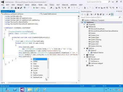 SharePoint 2013 Developer: Programming Lists