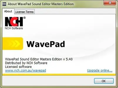 WavePad Sound Editor Master's Edition 5.40