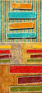 Stock Photo - Grunge Color Banners 2