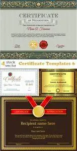 Vectors - Certificate Templates 6