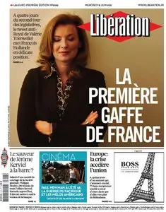 Libération du Mercredi 13 Juin 2012