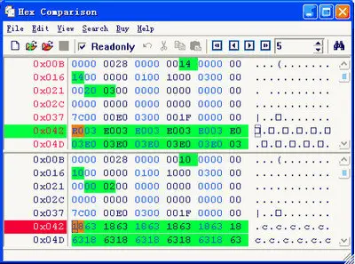 Hex Comparison 3.0110519 
