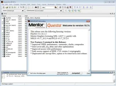 Mentor Graphics QuestaSim 10.7c