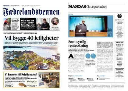 Fædrelandsvennen – 03. september 2018