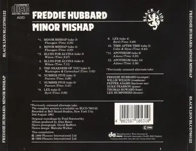 Freddie Hubbard - Minor Mishap (1961) {Black Lion BLCD760122 rel 1989}