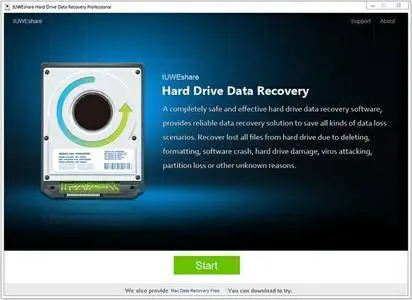 IUWEshare Hard Drive Data Recovery Professional 1.8.8.8