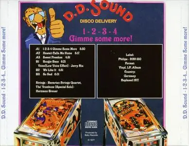 D.D. Sound - 1-2-3-4… Gimme Some More! (1977)