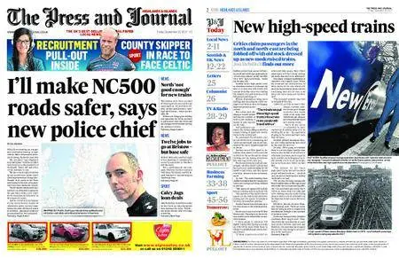 The Press and Journal Highlands and Islands – September 15, 2017