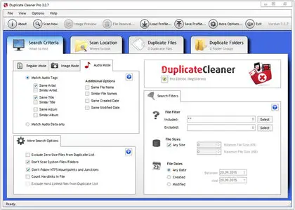 DigitalVolcano Duplicate Cleaner Pro 3.2.7 DC 23.09.2015 Multilangual
