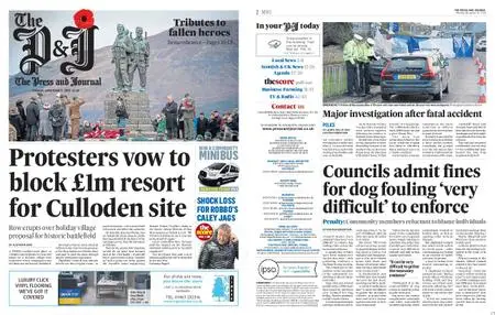 The Press and Journal Moray – November 11, 2019