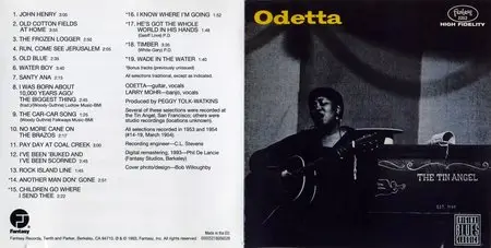 Odetta & Larry - The Tin Angel 1993