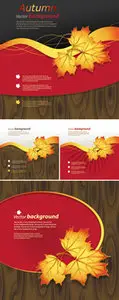 Autumn Leaf Backgrounds Vector