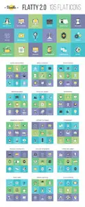 Vector Bundle of Flatty Icons 2 0