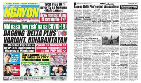 Pilipino Star Ngayon – Hunyo 24, 2021