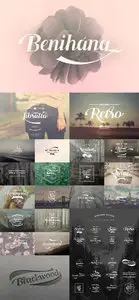 Creativemarket - Benihana Typeface with EXTRAS