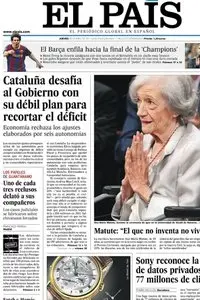 El País. 28 Abril
