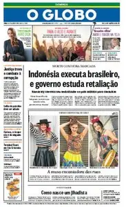  O Globo - 18 de janeiro de 2015 - Domingo