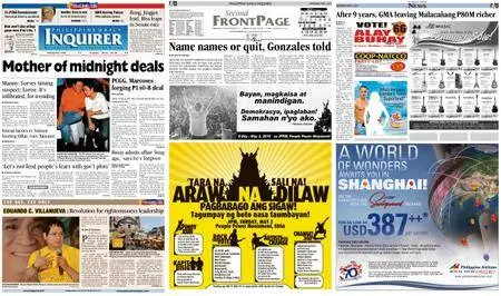 Philippine Daily Inquirer – May 01, 2010