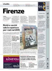 la Repubblica Firenze - 22 Febbraio 2018