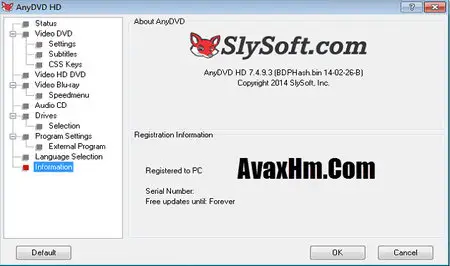 SlySoft AnyDVD & AnyDVD HD 7.4.9.3 Beta Multilanguage