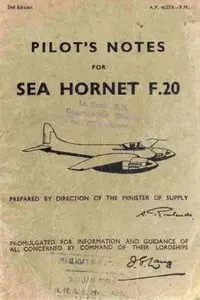 Pilot's Notes for Sea Hornet F.20