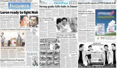 Philippine Daily Inquirer – November 20, 2003