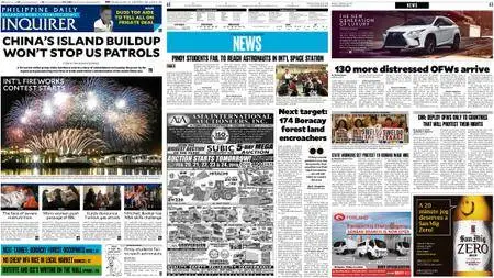 Philippine Daily Inquirer – February 19, 2018