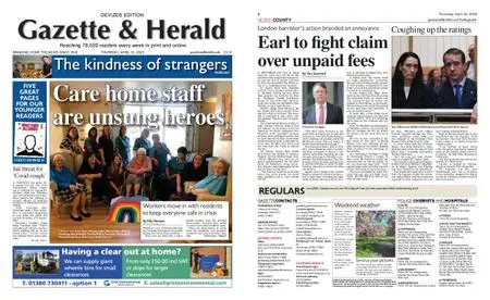 Gazette & Herald – April 16, 2020