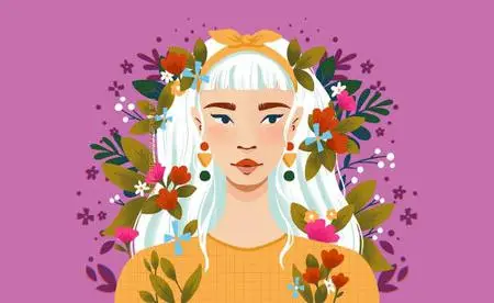 Draw People Portraits with Procreate Symmetry: Stylized Character Illustration